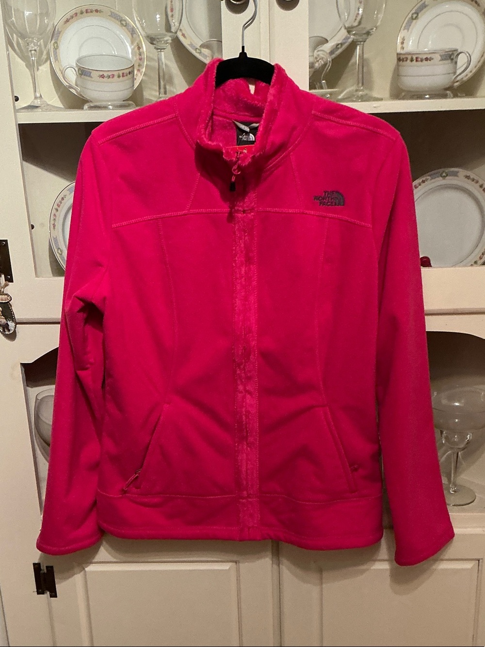 NWT The North Face Morningside Full Zip Fleece Passion Pink - L